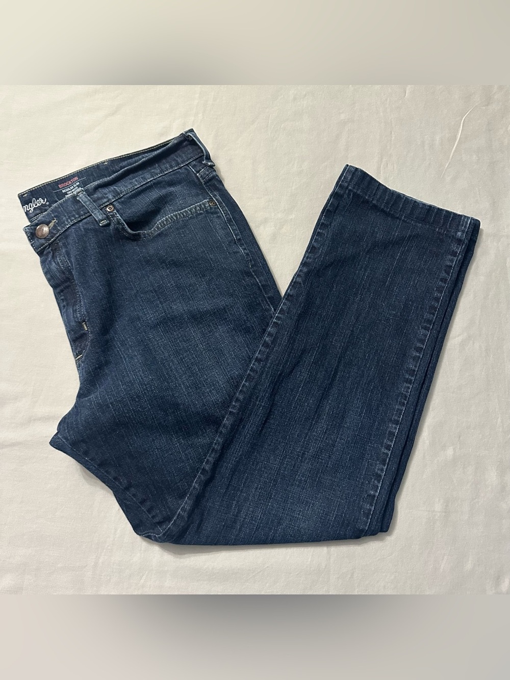 Wrangler 20X No. 44 Brockton Jeans Men 40x33 Slim Straight Leg 100% Cotton